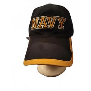 Navy Naval academy - since 1775 gear Strapback hat/cap EUC
